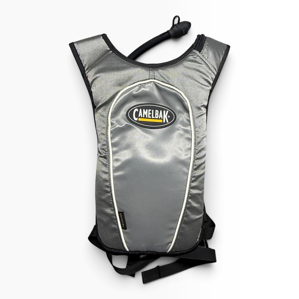 CamelBak SnoBowl Hydration Pack Silver Orange 50oz 1.5L Omega Reservoir Backpack